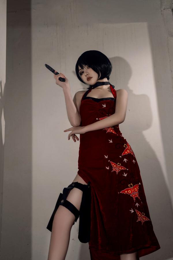    爆机少女喵小吉-生化危机艾达王cosplay私房大尺度写真，冷艳诱惑角色扮演第5张图片