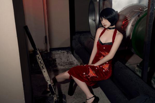    爆机少女喵小吉-生化危机艾达王cosplay私房大尺度写真，冷艳诱惑角色扮演第6张图片