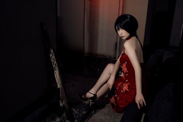    爆机少女喵小吉-生化危机艾达王cosplay私房大尺度写真，冷艳诱惑角色扮演第7张图片