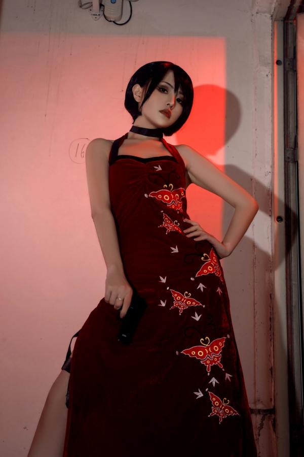   爆机少女喵小吉-生化危机艾达王cosplay私房大尺度写真，冷艳诱惑角色扮演第8张图片