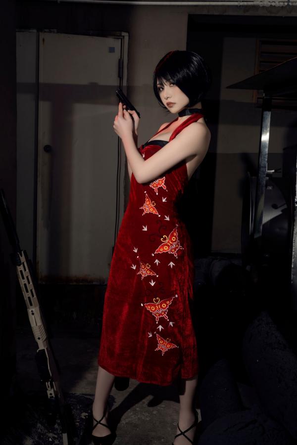    爆机少女喵小吉-生化危机艾达王cosplay私房大尺度写真，冷艳诱惑角色扮演第10张图片