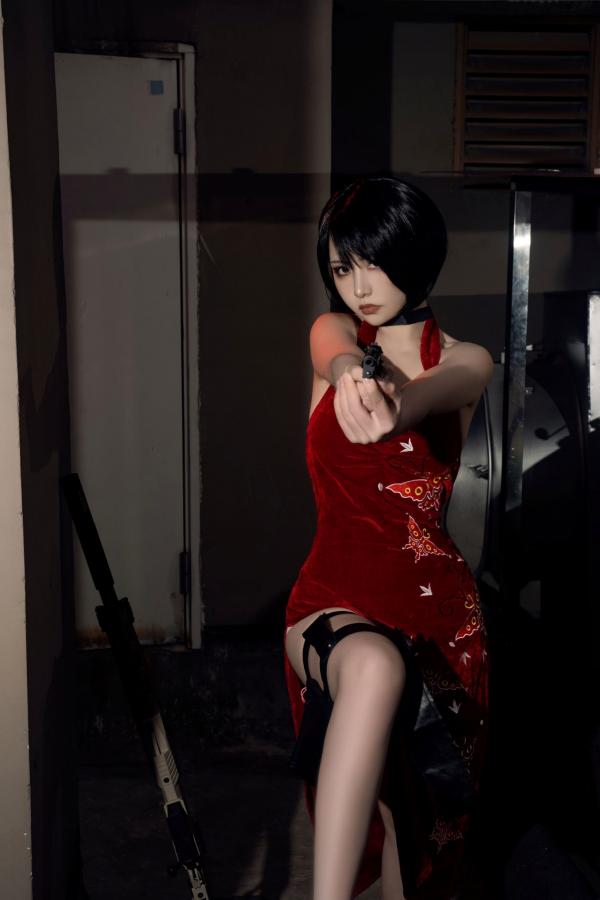    爆机少女喵小吉-生化危机艾达王cosplay私房大尺度写真，冷艳诱惑角色扮演第11张图片
