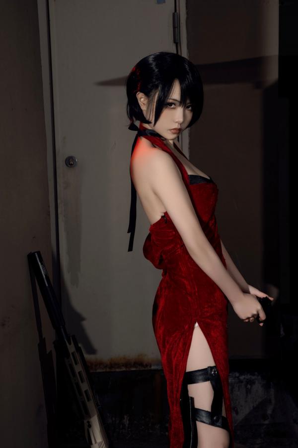    爆机少女喵小吉-生化危机艾达王cosplay私房大尺度写真，冷艳诱惑角色扮演第12张图片