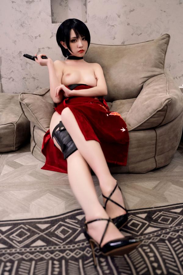    爆机少女喵小吉-生化危机艾达王cosplay私房大尺度写真，冷艳诱惑角色扮演第24张图片
