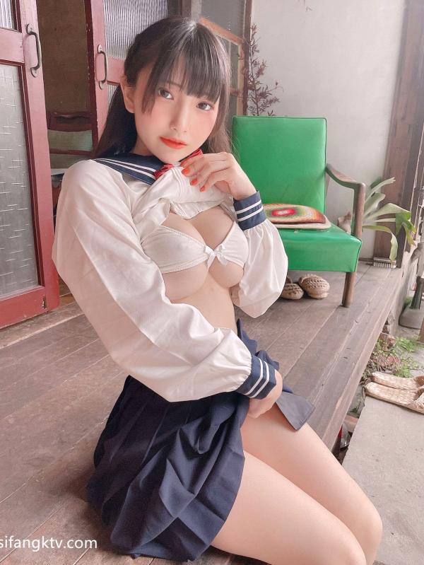    Fantasy-Factory 小丁Ding 特别版自拍写真，清纯校服美少女居家私房日常，甜美可爱萌系写真集 (2021.09)第11张图片