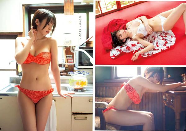    [Young Champion] 2024 No.18 えなこ 森脇梨々夏 日系夏日清凉写真，浴衣与泳装的清新碰撞，治愈系女神甜美私房照第4张图片