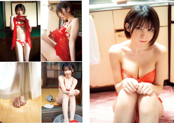   [Young Champion] 2024 No.18 えなこ 森脇梨々夏 日系夏日清凉写真，浴衣与泳装的清新碰撞，治愈系女神甜美私房照第5张图片