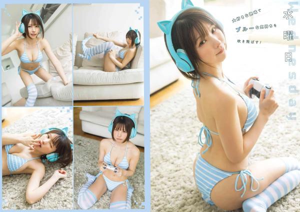   [Young Gangan] 2024 No.17 えなこ えい梨 高清写真集——居家私房内衣与清新泳装诱惑第5张图片