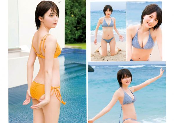    [Weekly Young Jump] 2024 No.38 王林、こばしり。、森园ゆうか夏日清凉写真，比基尼泳装与自然风光，清新治愈度假感第3张图片