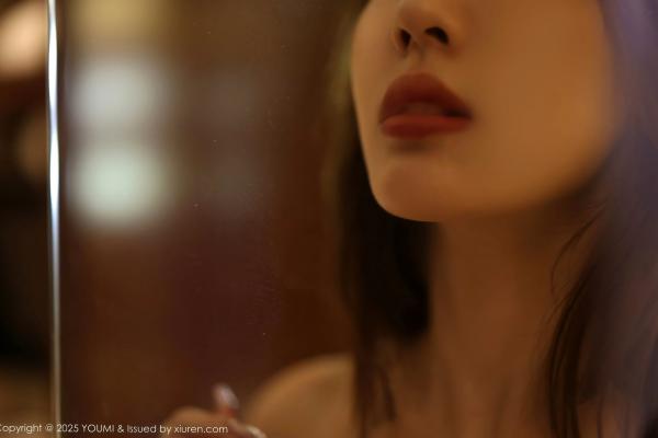    YouMi尤蜜荟-1156-桃桃·夭夭twins：奢华私房黑色内衣写真，璀璨身体链打造高级性感诱惑第50张图片