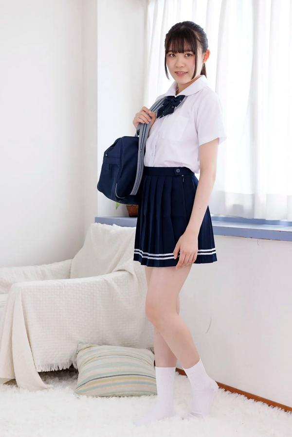    [Minisuka.tv] Rima Ozora 大空りま - 清纯校园风制服诱惑，校服少女甜美写真集第1张图片