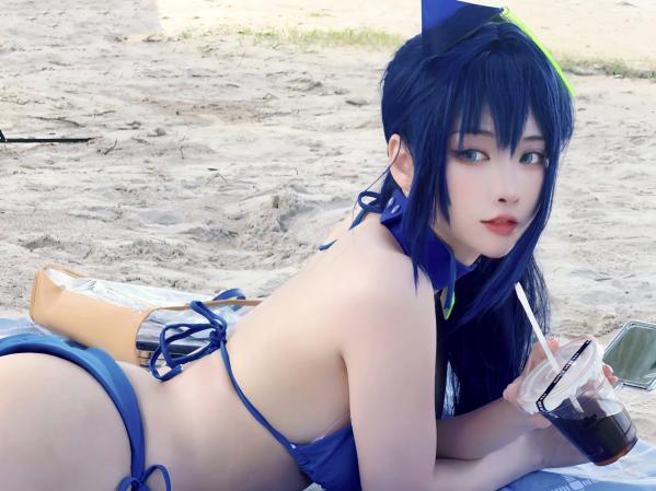   宫本桜 - 新泽西泳装比基尼海滩写真，性感角色扮演，尽显傲人身材与清凉诱惑第3张图片
