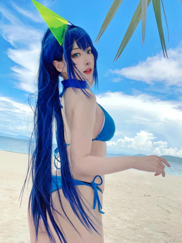    宫本桜 - 新泽西泳装比基尼海滩写真，性感角色扮演，尽显傲人身材与清凉诱惑第5张图片