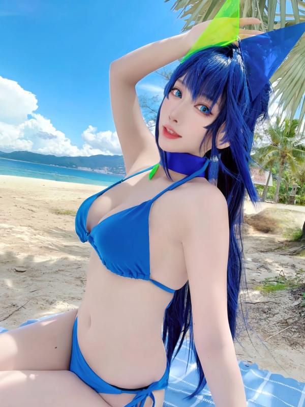    宫本桜 - 新泽西泳装比基尼海滩写真，性感角色扮演，尽显傲人身材与清凉诱惑第6张图片