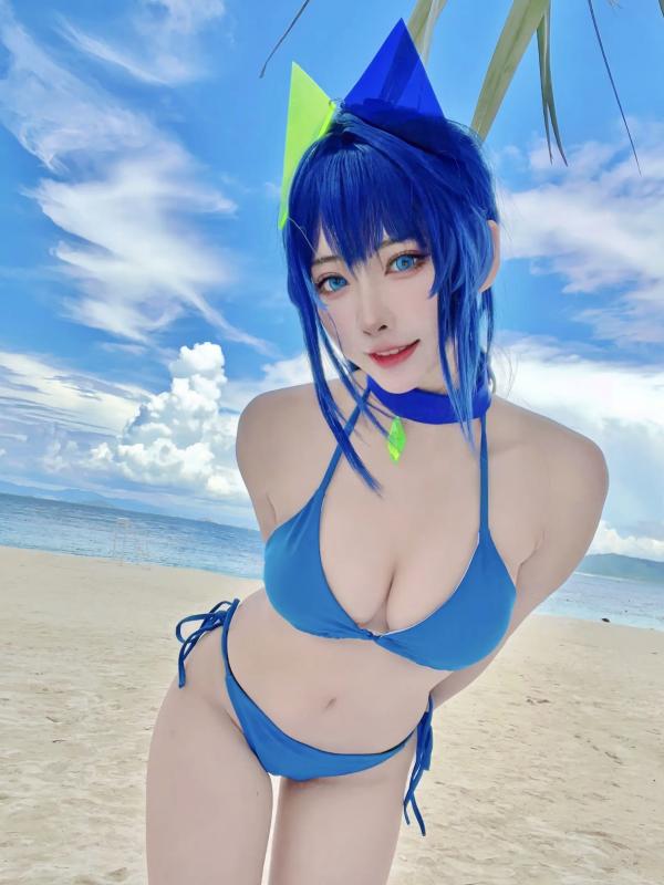    宫本桜 - 新泽西泳装比基尼海滩写真，性感角色扮演，尽显傲人身材与清凉诱惑第7张图片