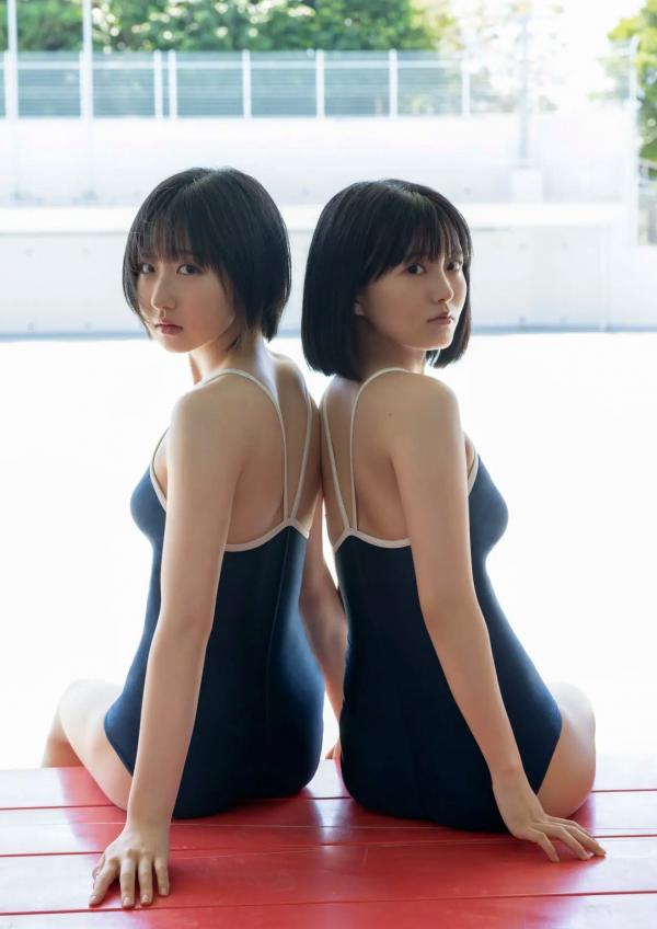    かすみ草とステラ 有岡ちひろ_小柴美羽_比賀ハル写真集 『 複雑な関係 』 校园泳装比基尼清纯甜美青春写真第8张图片