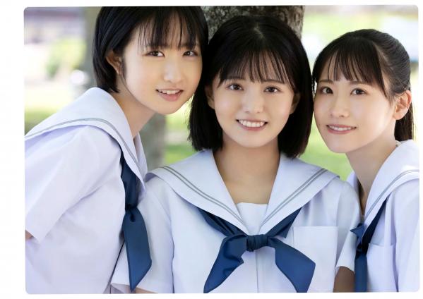    かすみ草とステラ 有岡ちひろ_小柴美羽_比賀ハル写真集 『 複雑な関係 』 校园泳装比基尼清纯甜美青春写真第31张图片