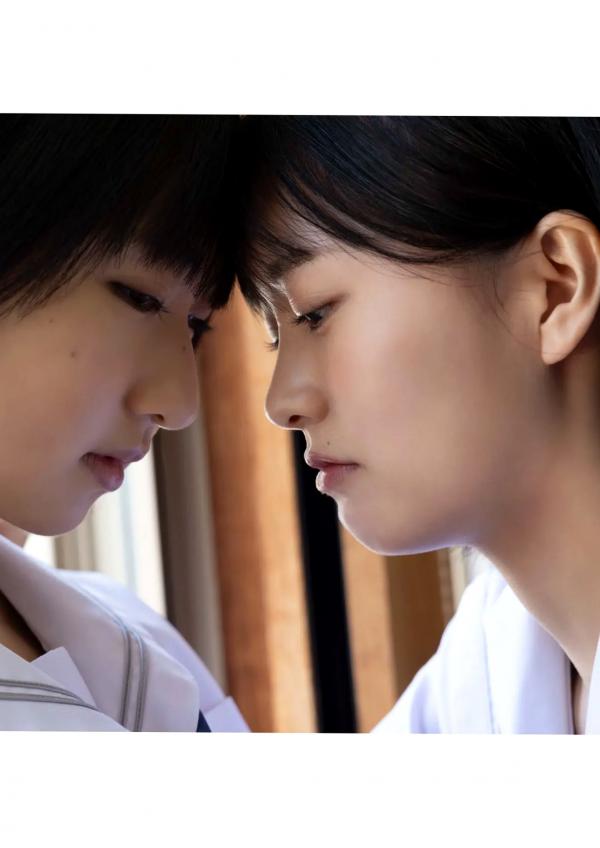    かすみ草とステラ 有岡ちひろ_小柴美羽_比賀ハル写真集 『 複雑な関係 』 校园泳装比基尼清纯甜美青春写真第35张图片
