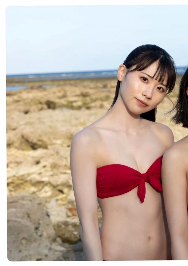    かすみ草とステラ 有岡ちひろ_小柴美羽_比賀ハル写真集 『 複雑な関係 』 校园泳装比基尼清纯甜美青春写真第80张图片