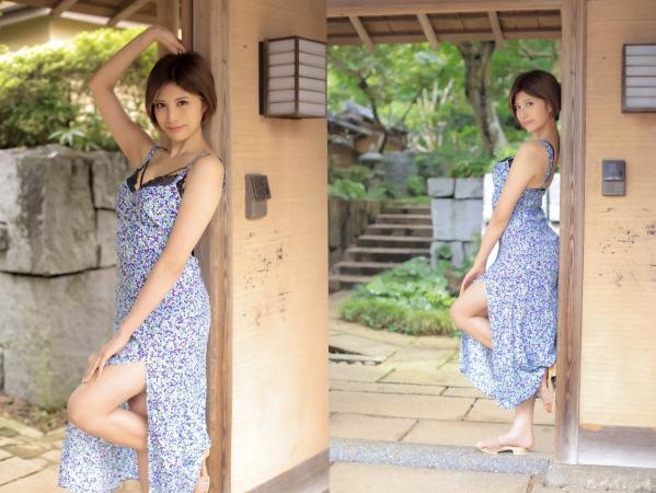    九十九メイ【グラビア写真集】蓝色蕾丝内衣黑丝诱惑与居家清纯私房照第5张图片