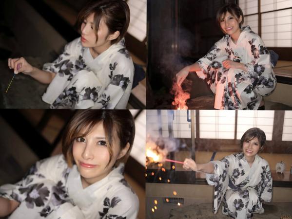    九十九メイ【グラビア写真集】蓝色蕾丝内衣黑丝诱惑与居家清纯私房照第24张图片