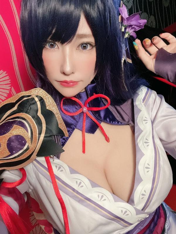    (Cosplay) 林檎蜜紀 Ringo Mitsuki - 雷电将军性感Cosplay：极小漆皮内衣，火辣大尺度私房写真，展现极致诱惑的女王高傲气场第7张图片