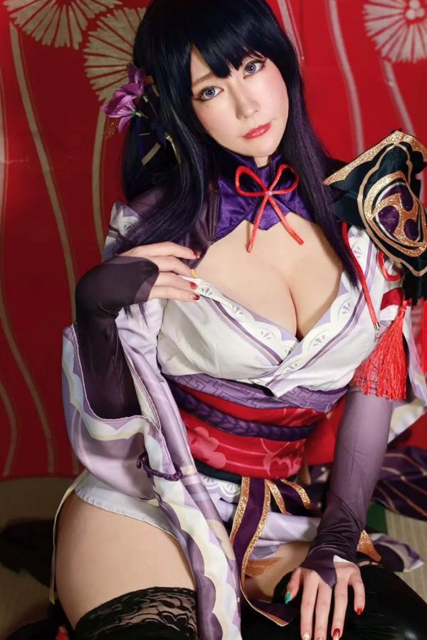    (Cosplay) 林檎蜜紀 Ringo Mitsuki - 雷电将军性感Cosplay：极小漆皮内衣，火辣大尺度私房写真，展现极致诱惑的女王高傲气场第22张图片