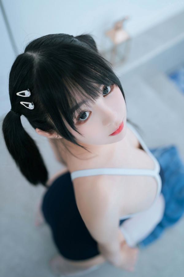 桜井宁宁 樱井宁宁  《桜井宁宁-059-青春双马尾少女泳池私房写真，性感白丝死库水诱惑》第48张图片