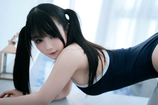 桜井宁宁 樱井宁宁  《桜井宁宁-059-青春双马尾少女泳池私房写真，性感白丝死库水诱惑》第55张图片