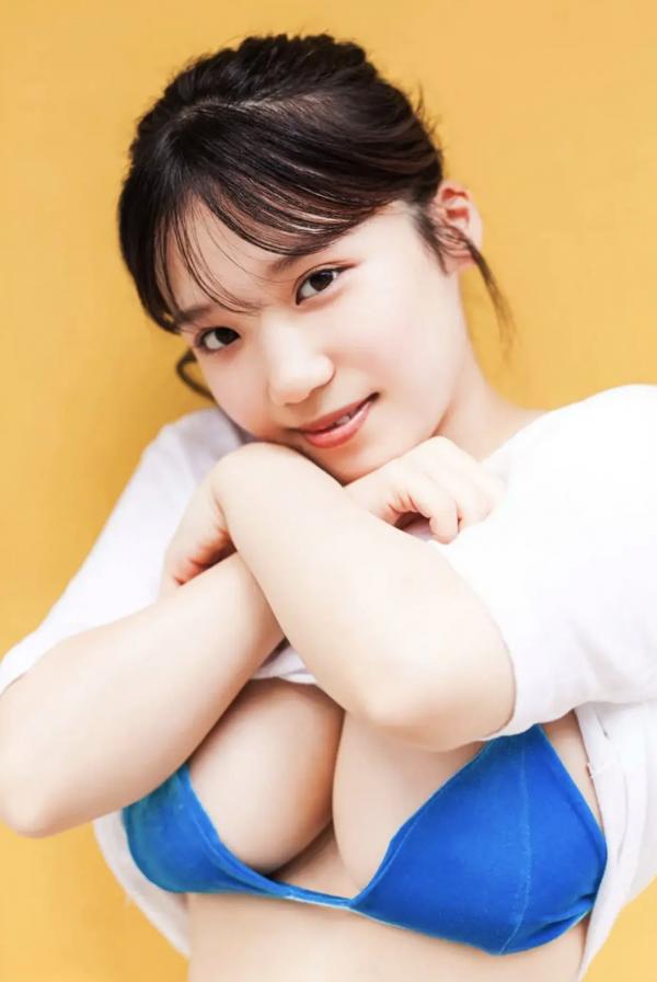    堀みなみ - 聖なるHカップ vol.1 户外亮蓝比基尼青春美少女极品写真第5张图片