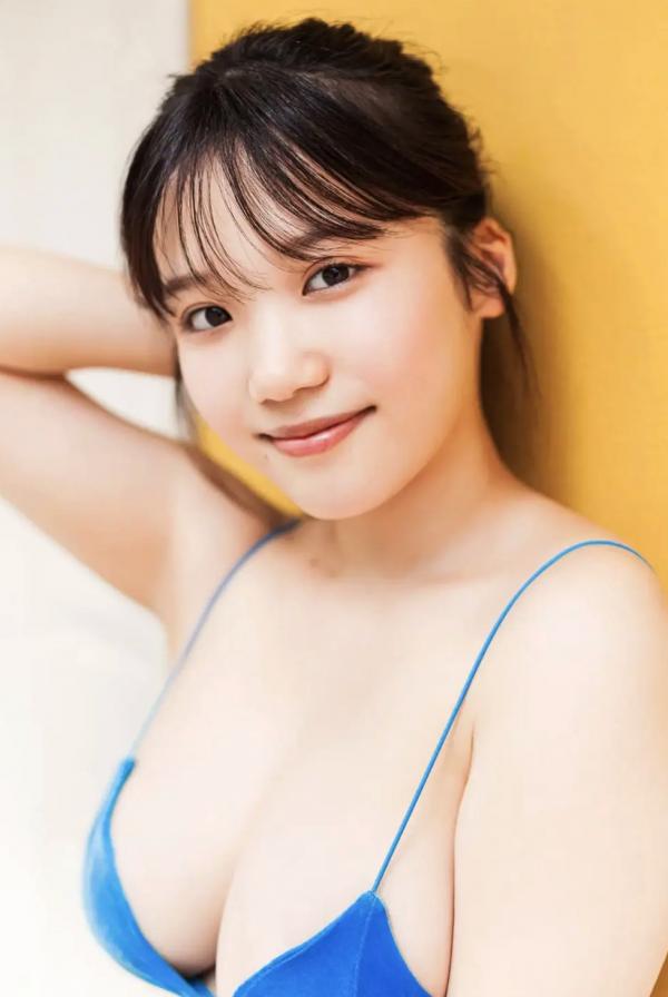    堀みなみ - 聖なるHカップ vol.1 户外亮蓝比基尼青春美少女极品写真第7张图片