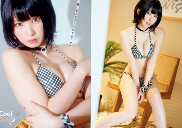    [Young Animal] 2024 No.16 えなこ 高见奈央：性感比基尼写真，清新甜美日系女神大片第4张图片