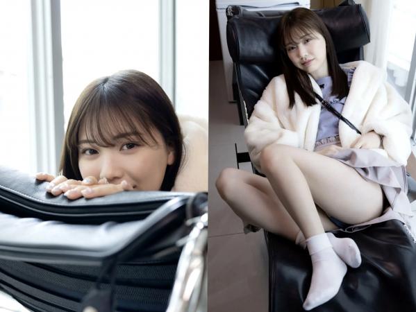    石川澪 - かわちすぎる恋人：清纯治愈女友风街拍，白色软糯毛茸外套与居家生活造型，尽显初恋心动感第11张图片