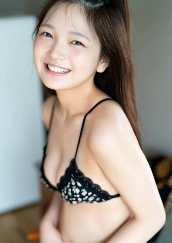    福留光帆 - 正直、カワイイ！邻家女孩清纯泳装写真，元气满满的治愈系甜心大片第19张图片