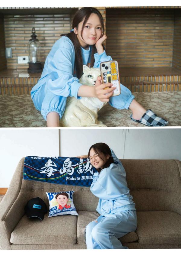    福留光帆 - 正直、カワイイ！邻家女孩清纯泳装写真，元气满满的治愈系甜心大片第34张图片