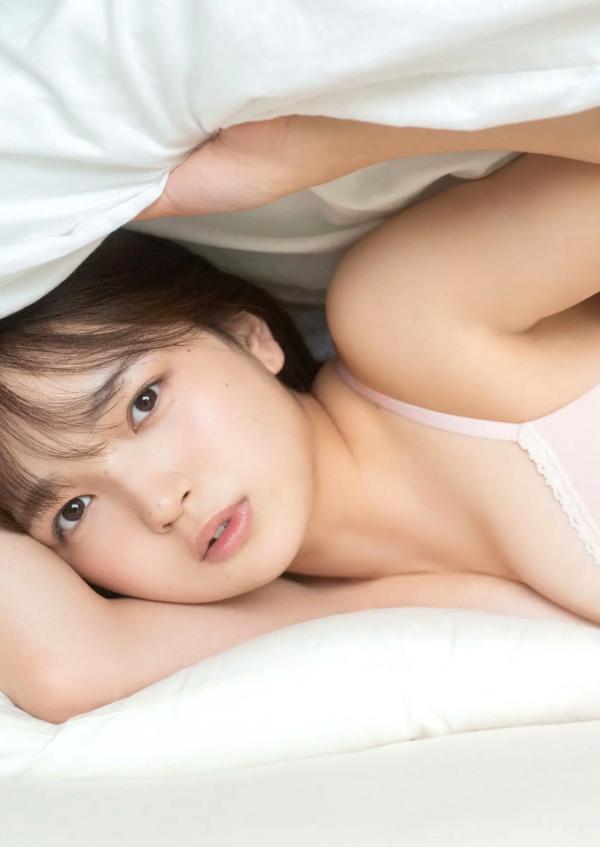   福留光帆 - 正直、カワイイ！邻家女孩清纯泳装写真，元气满满的治愈系甜心大片第56张图片