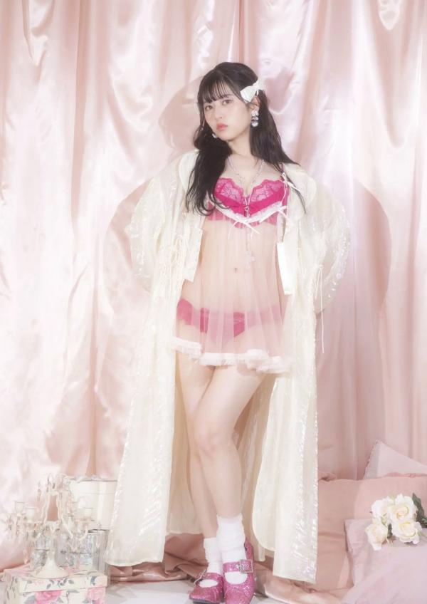    月足天音 - amane 粉色系梦幻内衣私房照，天使角色扮演，清纯甜美与性感魅力交织的日系唯美写真第4张图片