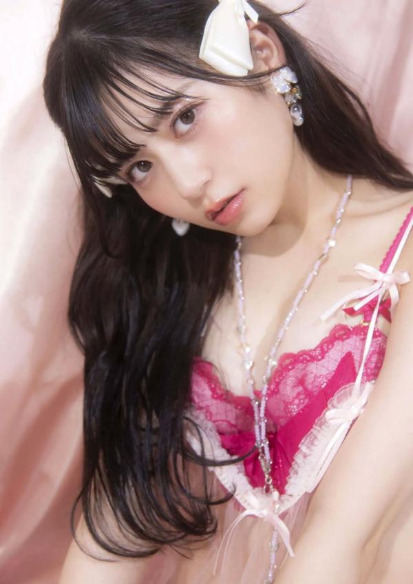    月足天音 - amane 粉色系梦幻内衣私房照，天使角色扮演，清纯甜美与性感魅力交织的日系唯美写真第13张图片