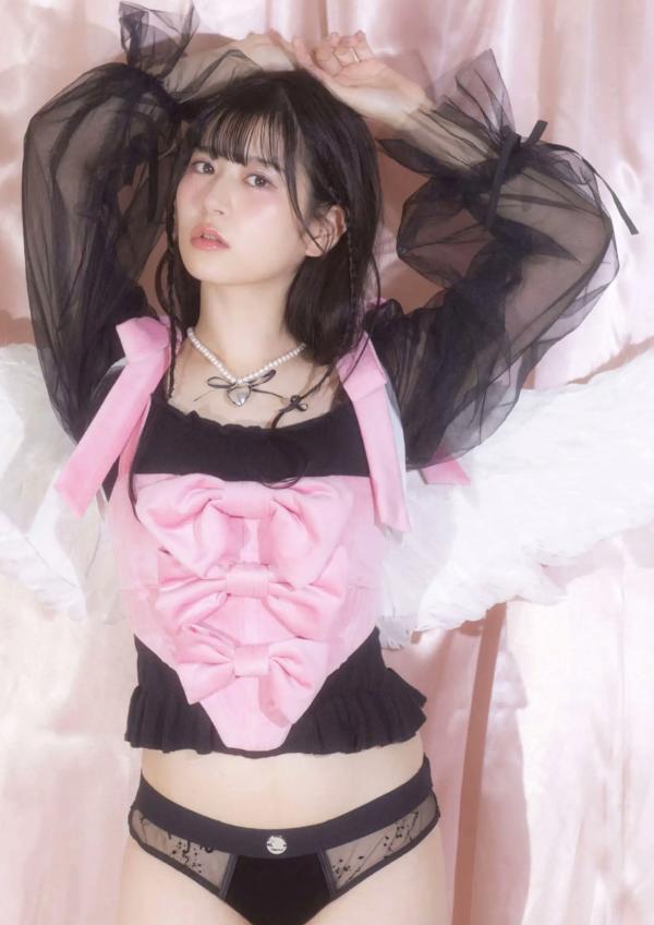    月足天音 - amane 粉色系梦幻内衣私房照，天使角色扮演，清纯甜美与性感魅力交织的日系唯美写真第18张图片
