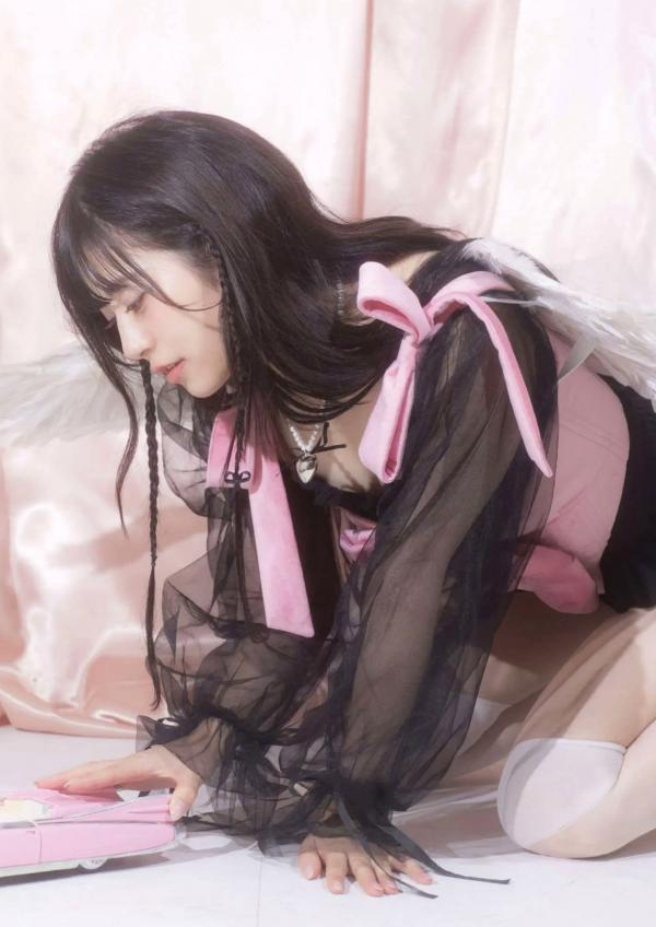   月足天音 - amane 粉色系梦幻内衣私房照，天使角色扮演，清纯甜美与性感魅力交织的日系唯美写真第20张图片