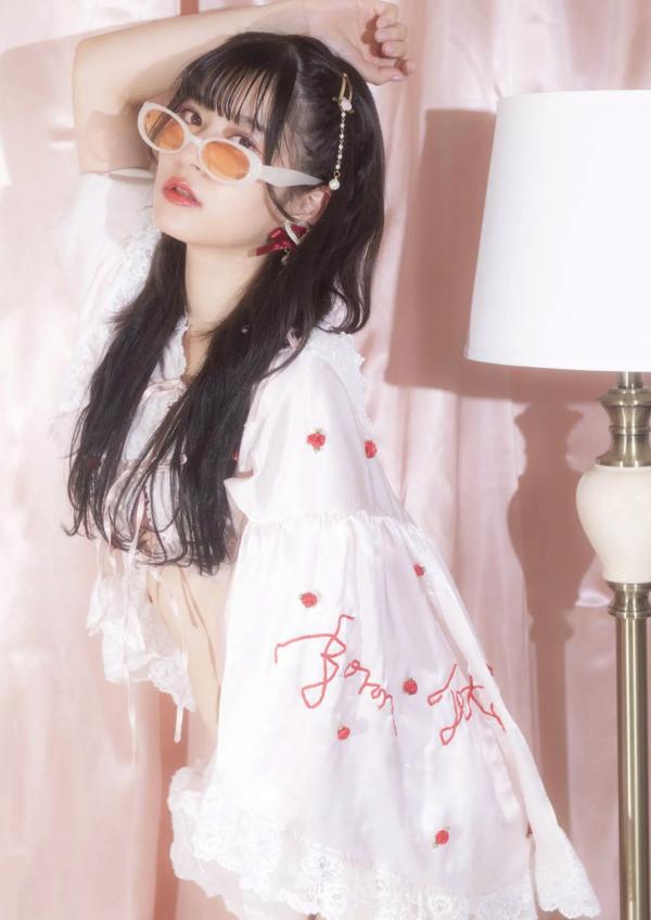    月足天音 - amane 粉色系梦幻内衣私房照，天使角色扮演，清纯甜美与性感魅力交织的日系唯美写真第33张图片