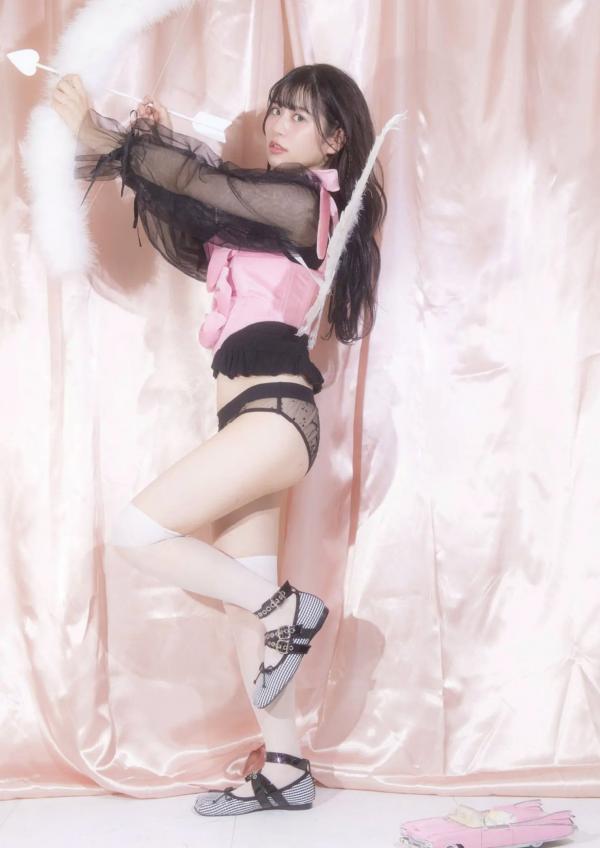    月足天音 - amane 粉色系梦幻内衣私房照，天使角色扮演，清纯甜美与性感魅力交织的日系唯美写真第46张图片