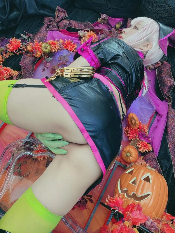    (Cosplay)[HERESY] Ringo Mitsuki 林檎蜜紀：万圣节暗黑护士超大尺度角色扮演诱惑写真第2张图片