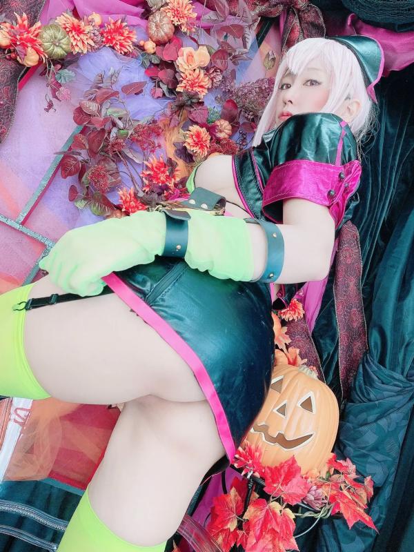    (Cosplay)[HERESY] Ringo Mitsuki 林檎蜜紀：万圣节暗黑护士超大尺度角色扮演诱惑写真第10张图片