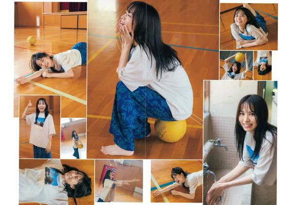    [Weekly Young Jump] 2024 No.35 市川由衣、福留光帆、森山未唯，清纯校服怀旧风情与治愈系写真第4张图片