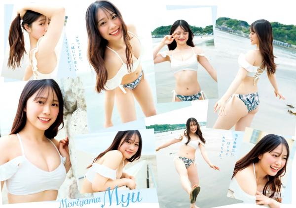    [Weekly Young Jump] 2024 No.35 市川由衣、福留光帆、森山未唯，清纯校服怀旧风情与治愈系写真第15张图片