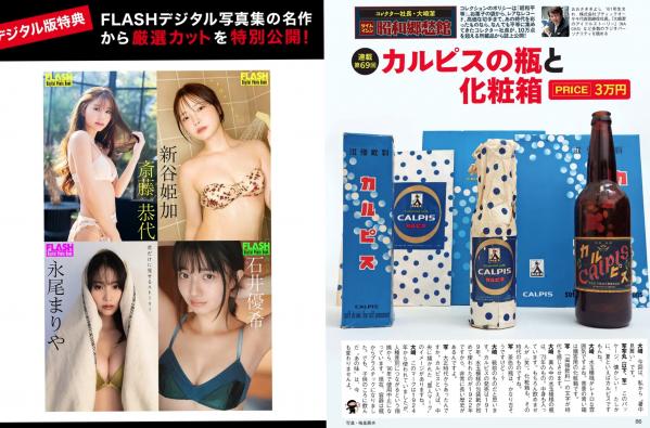    [FLASH] 2024.08.13 杂志写真精选：蓬莱舞、田边莉咲子等日本超人气模特内衣与私房大片第29张图片
