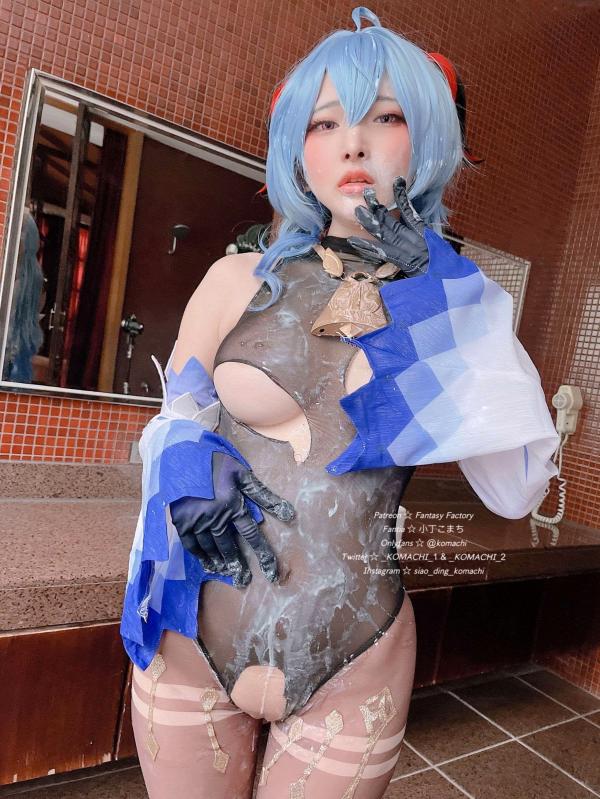    Fantasy-Factory-小丁Ding：野外纯欲溪流写真与火辣海盗角色扮演，百变造型演绎极致妩媚风情第13张图片