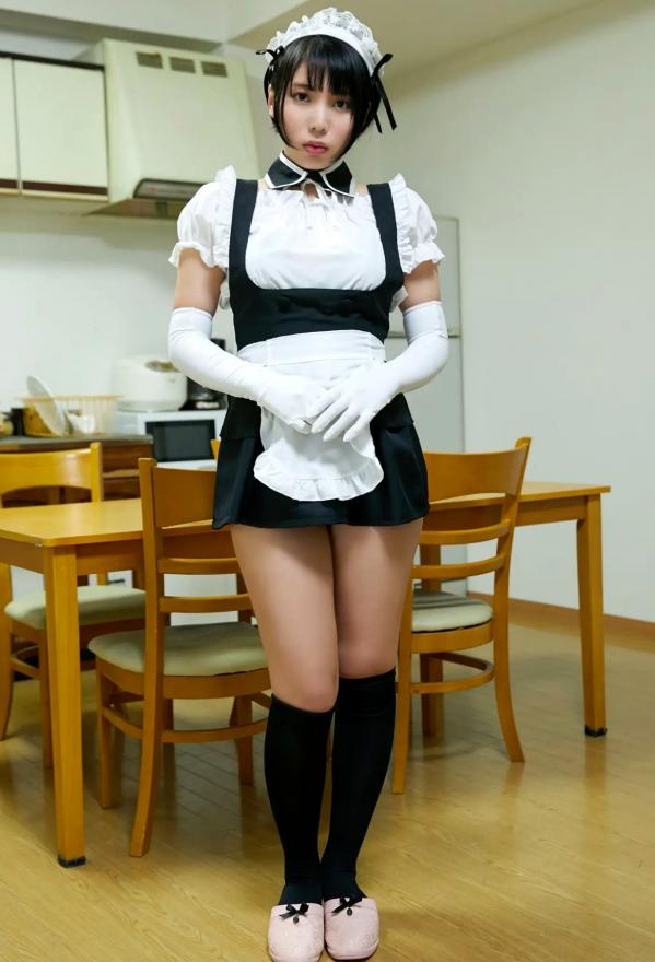    Kaoru Yasui 安位薫 - 甜美女仆装诱惑写真，制服角色扮演，ご主人様って呼ばれたい???ですか？第4张图片