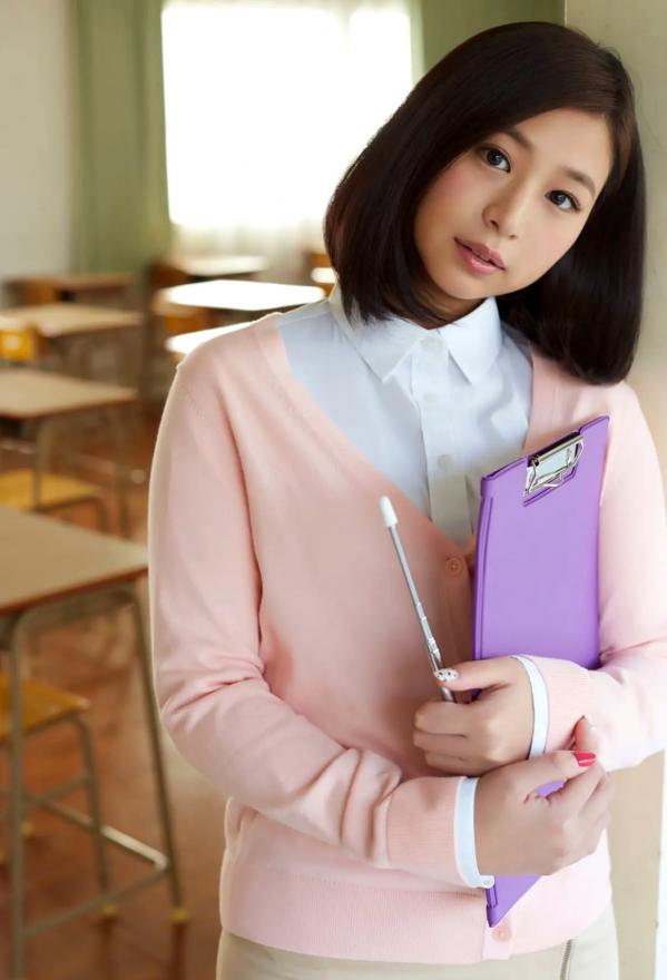    Ayaka Sayama 佐山彩香 - 教室拍摄，黑色内衣搭黑丝，极致性感诱惑，演绎校园甜心魅力第11张图片